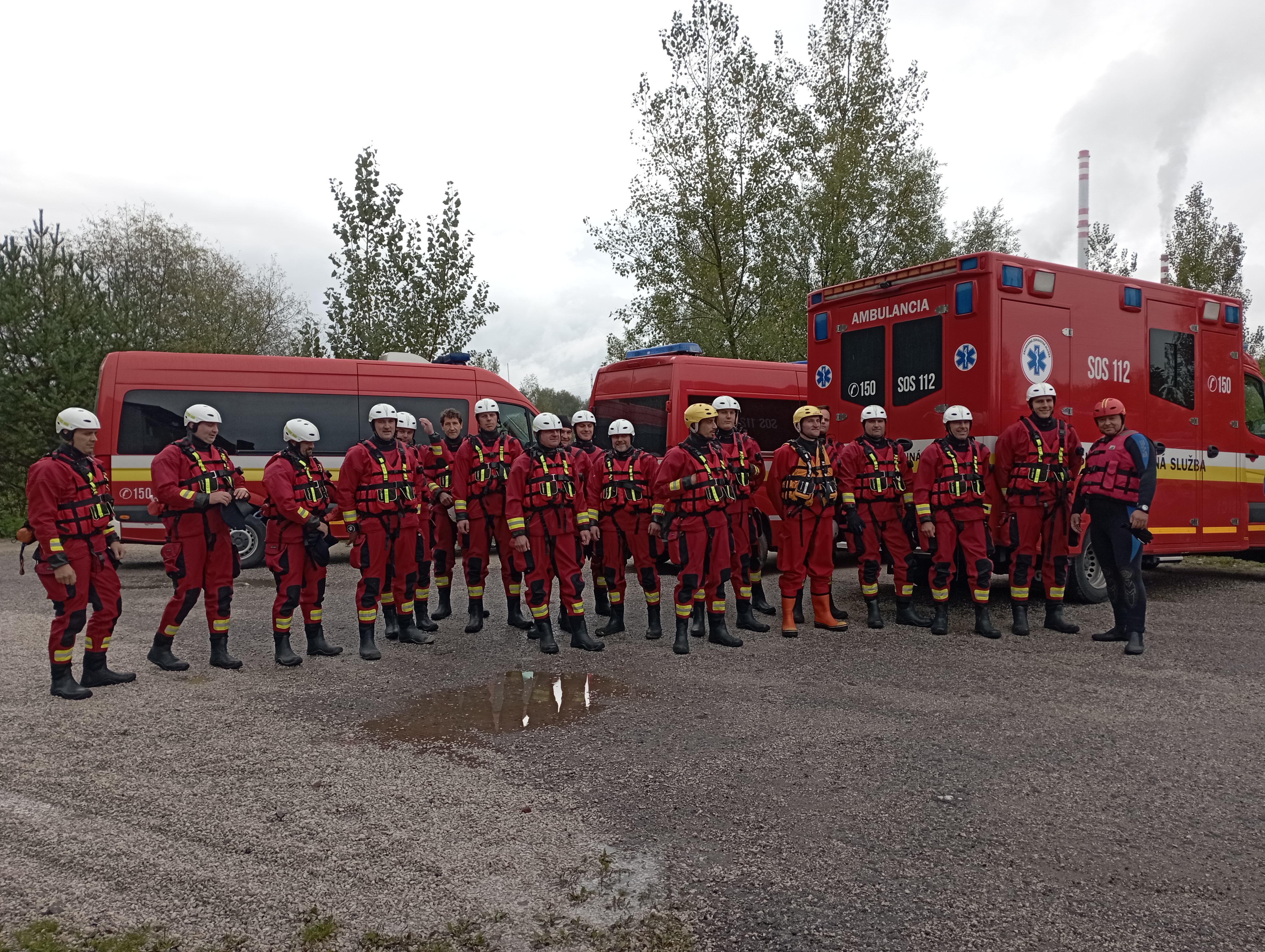 01 - Povodňový výcvik hasičov zo Žilinského kraja 
